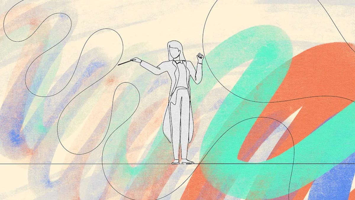 Diverse business team collaborating together in bright modern office setting