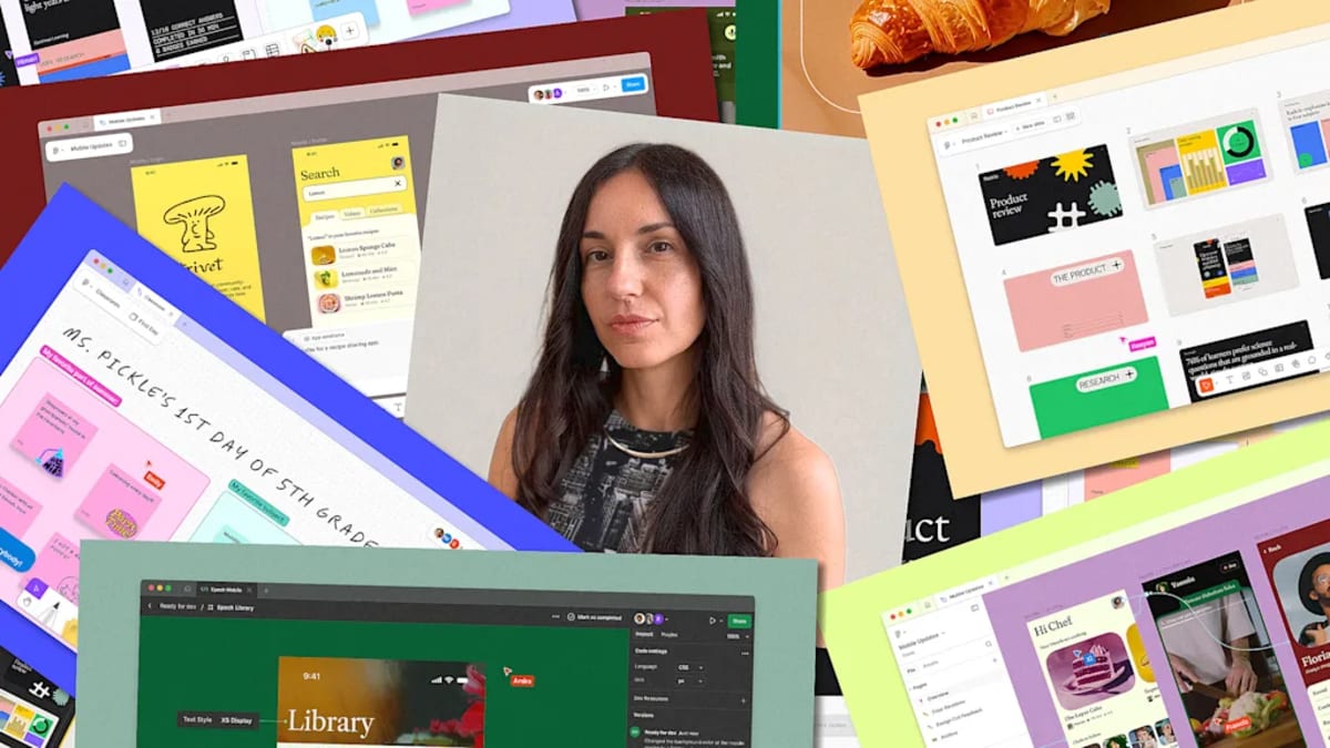 Loredana Crisan, Figma's Chief Design Officer, who transitioned from classical pianist to tech leader