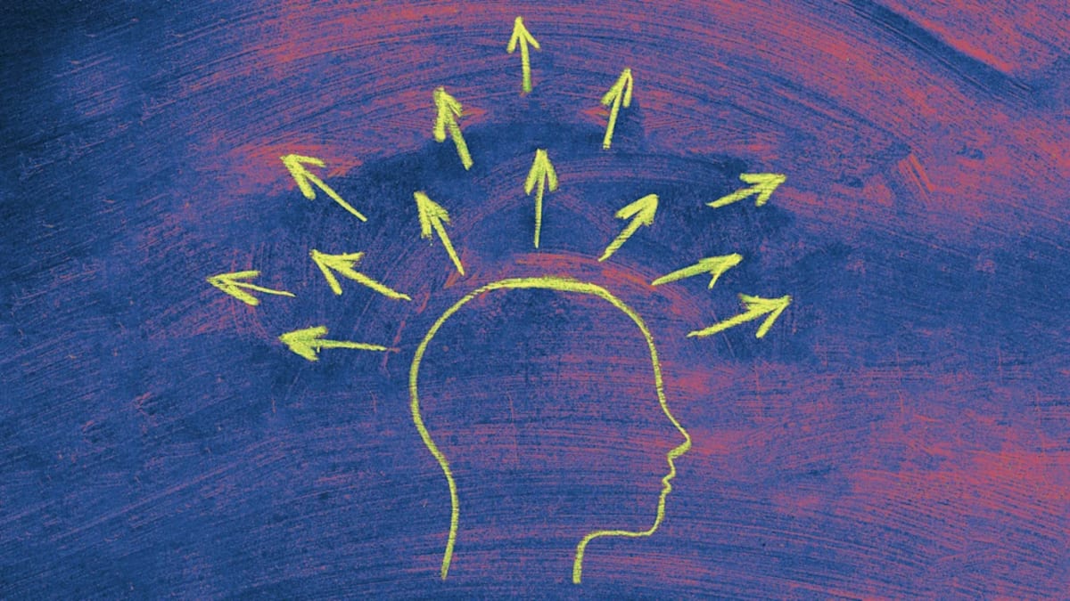 Author and behavioral design expert Nir Eyal sharing research on the power of strategic beliefs