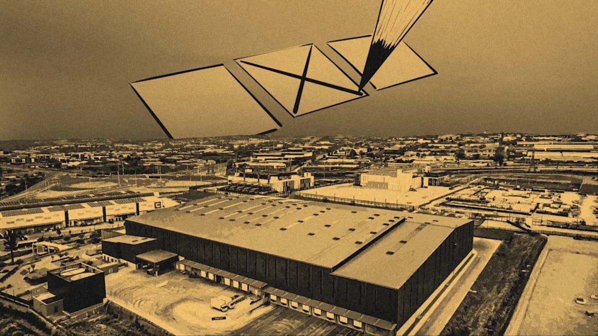 Small town residents gather at polling station to vote on community referendum about data center development