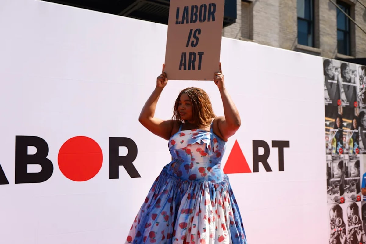 Workers Host 'Ball Without Billionaires' Fashion Show in NYC - Image 3