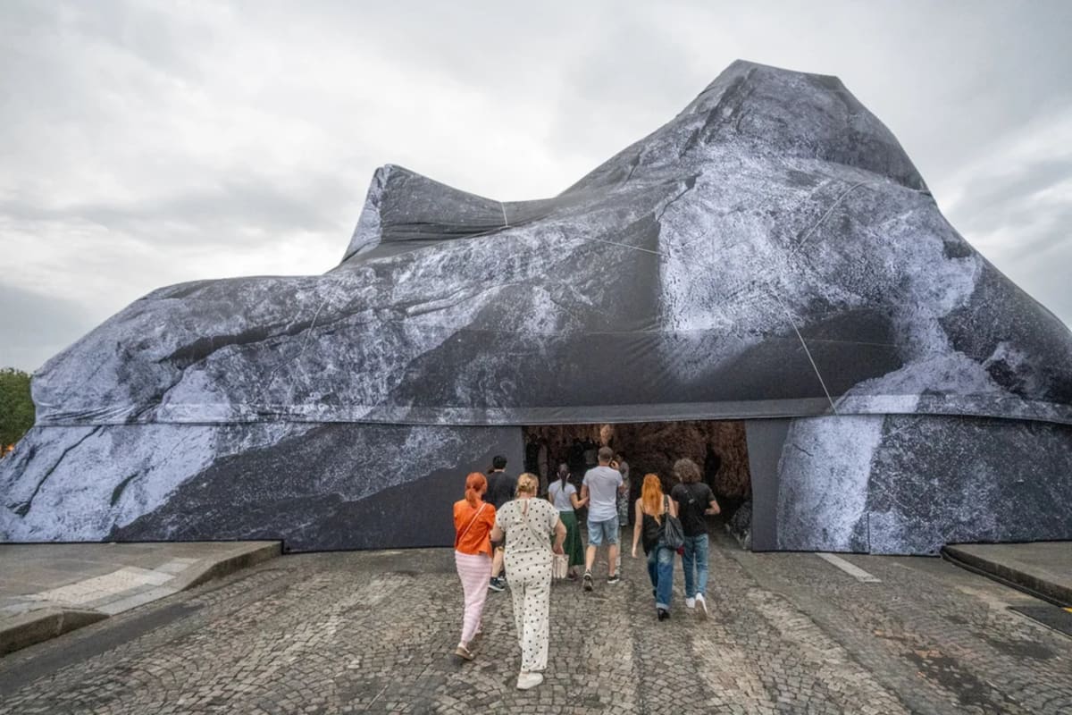 French Artist Turns Paris Bridge Into Giant Artificial Cave - Image 5
