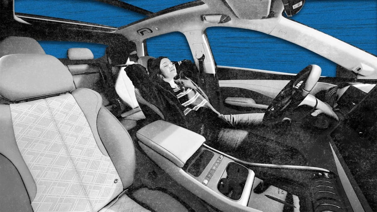 BYD God's Eye autonomous driving platform display at auto show in China