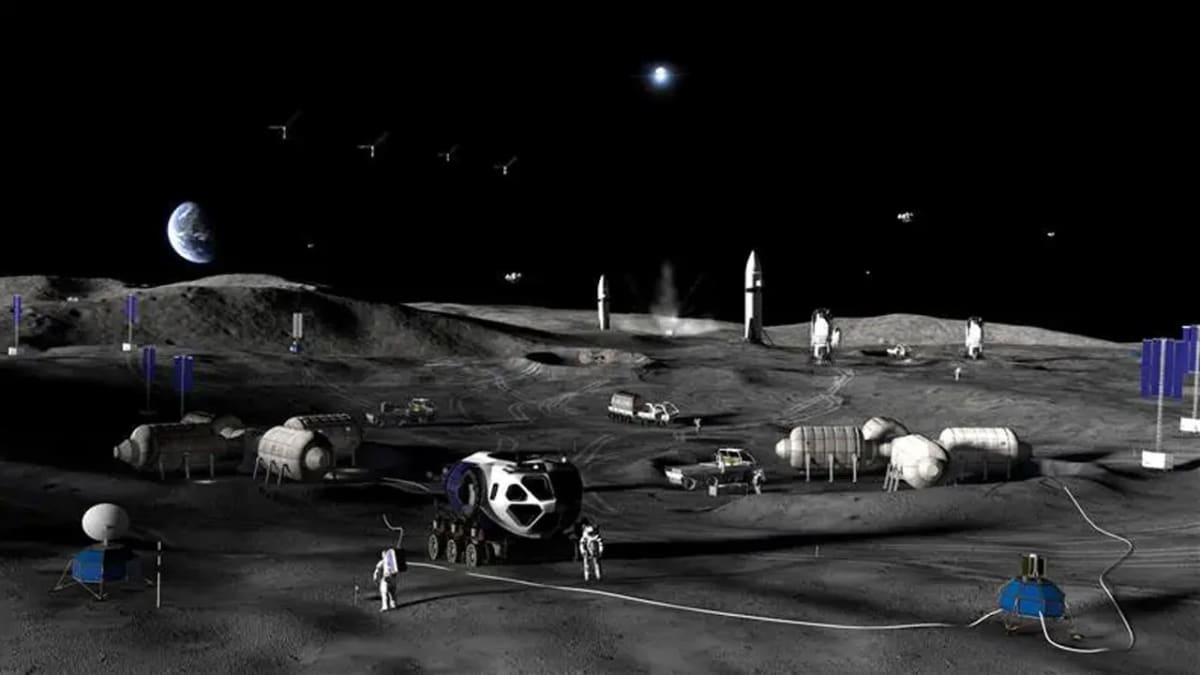 NASA Plans Moon Base to Beat China by 2028