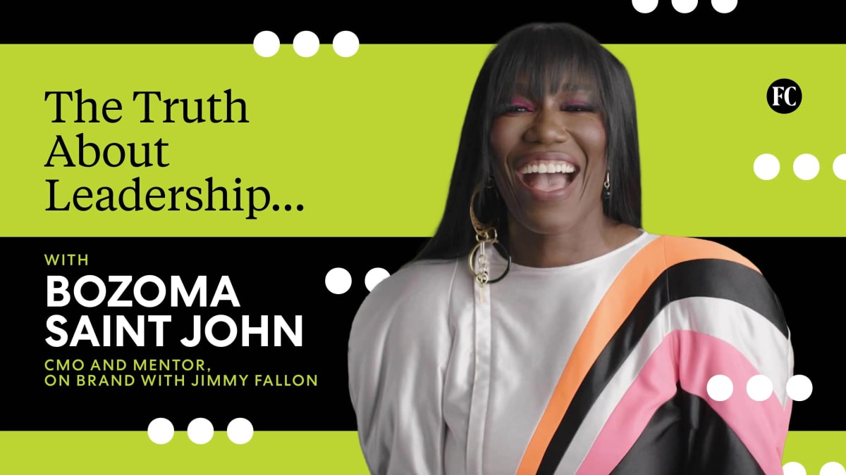 Bozoma Saint John, marketing executive and leadership expert, speaking about workplace confidence