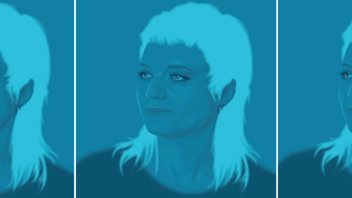 Amanda Askell working on computer developing ethical AI systems at Anthropic headquarters