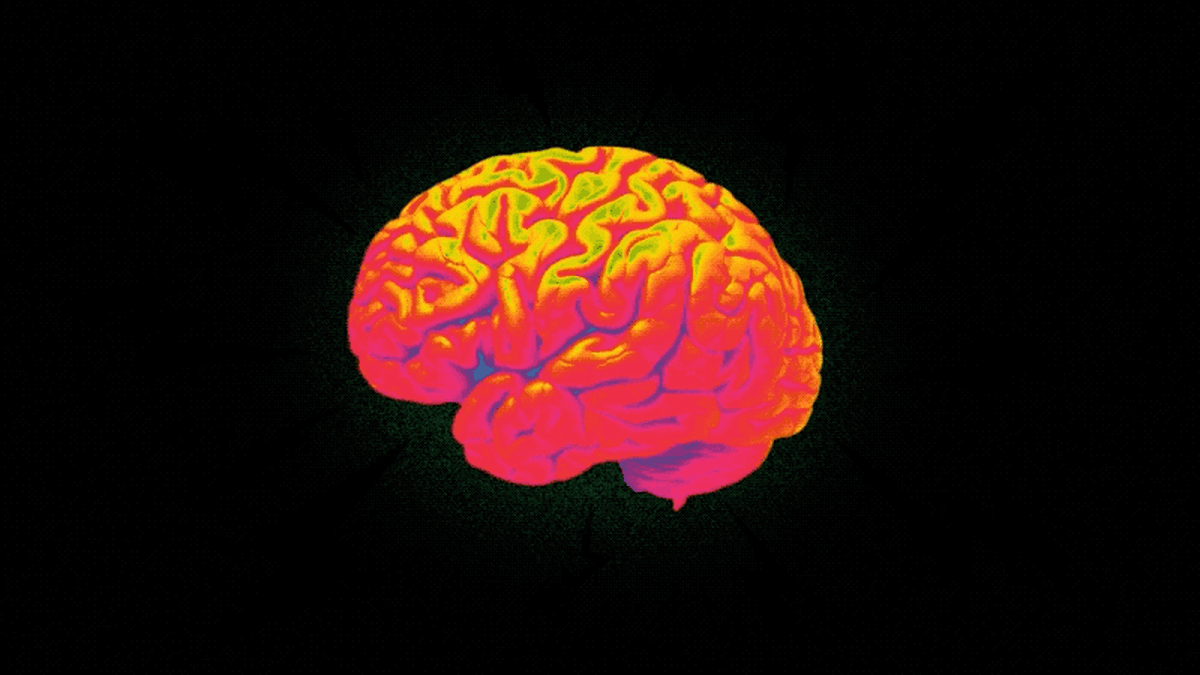 Person wearing comfortable headset device at home for non-invasive brain stimulation therapy