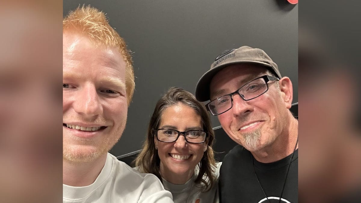 Cancer Survivor Meets Ed Sheeran After Bucket List Dream - Image 2