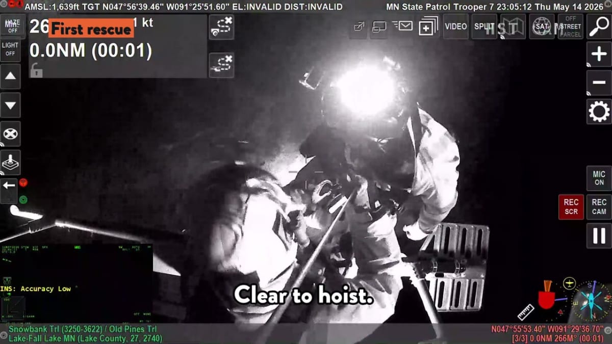Minnesota Team's First Night Helicopter Rescue Saves Two - Image 2