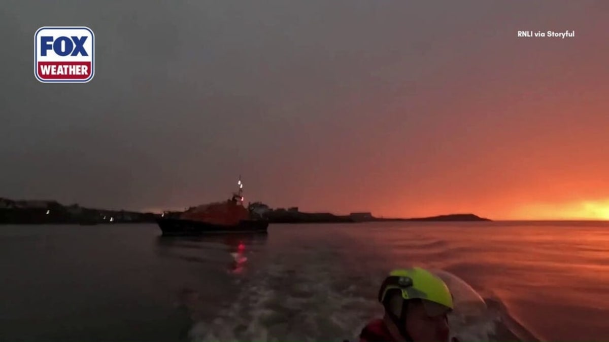 Welsh Lifeboat Crew Saves Paddleboarder and Dog in Storm