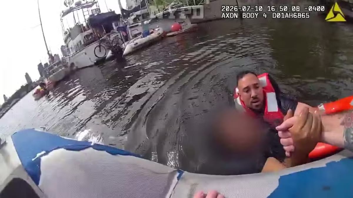 NYPD Officer Dives Into Queens Creek to Save Drowning Woman - Image 2