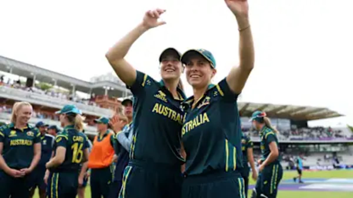 ** Deepti Sharma celebrates after becoming cricket's all-time leading wicket-taker at Lord's Cricket Ground
