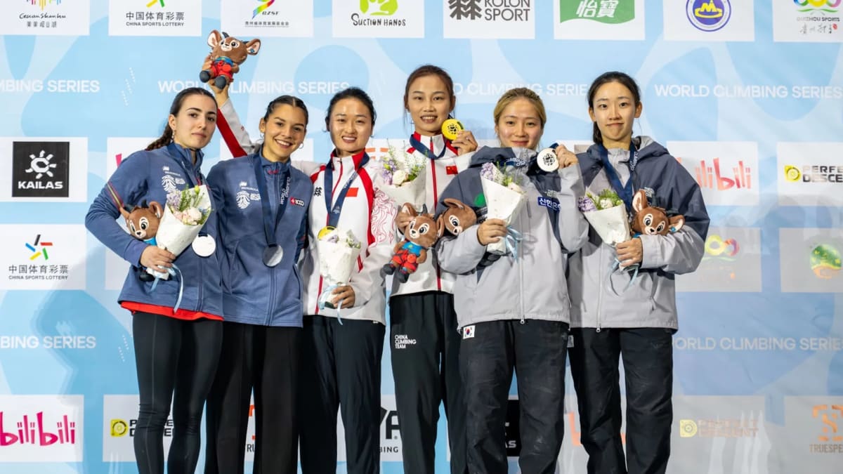 China Breaks World Record at Speed Climbing Event in Guiyang