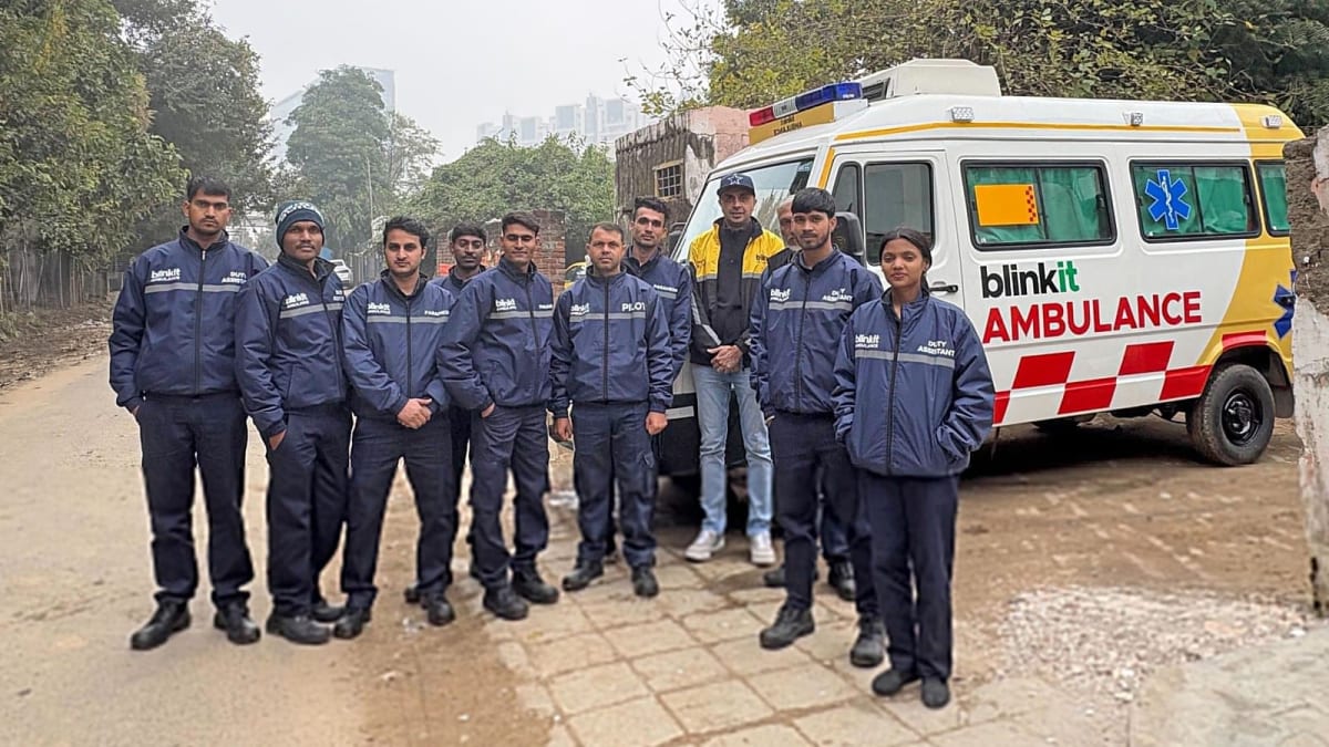 Blinkit Launches Free 10-Minute Ambulances in Gurgaon