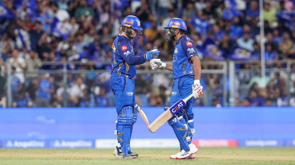 Rohit Sharma batting for Mumbai Indians during IPL 2026 opening match at Wankhede Stadium