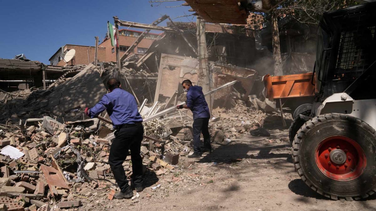 ** Medical supply boxes stacked at Iranian embassy in New Delhi ready for humanitarian shipment