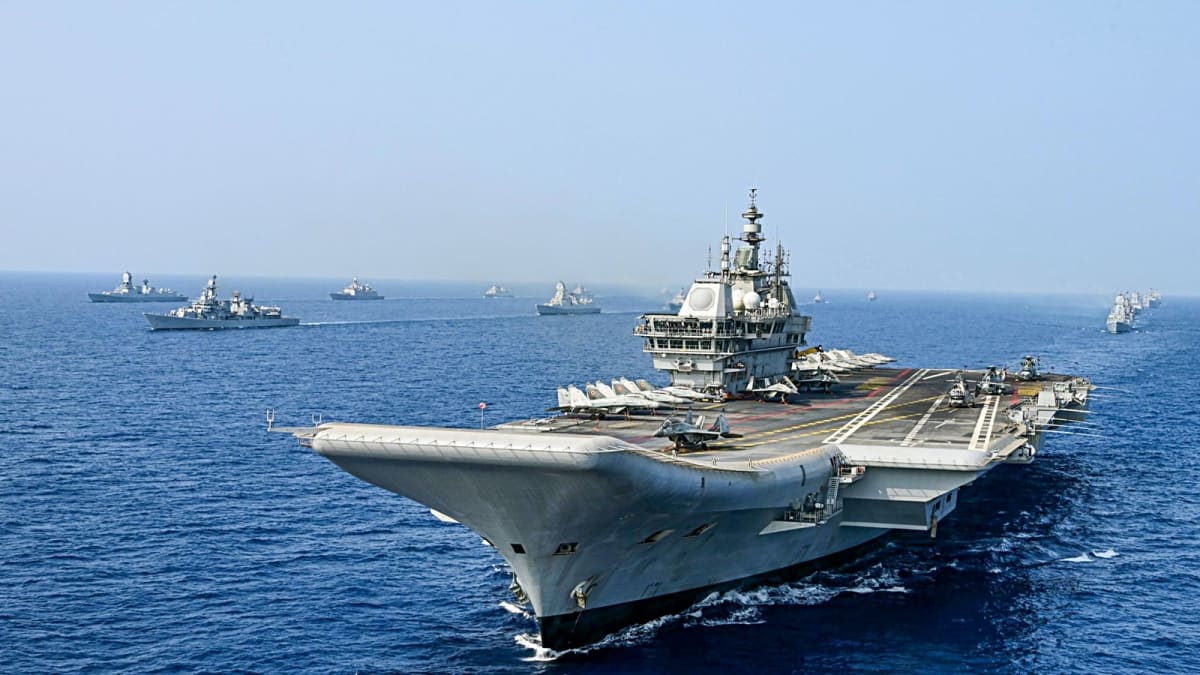 Pakistan Navy vessel conducting rescue operation in Arabian Sea waters
