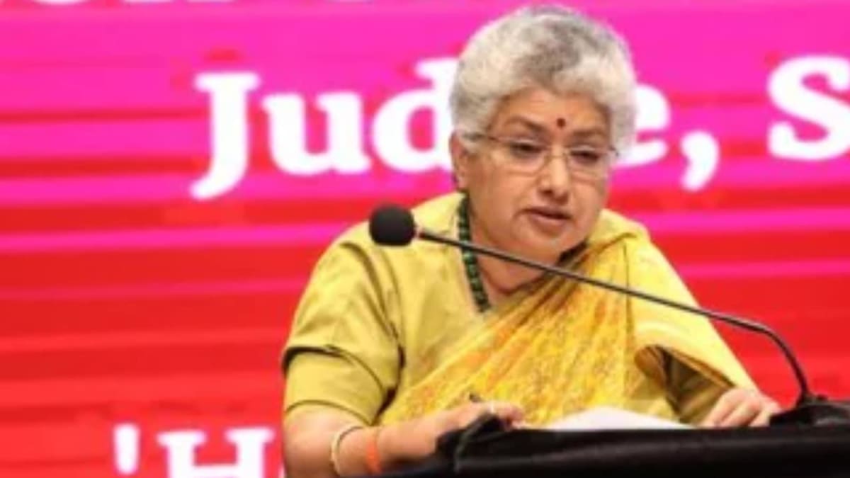 Justice BV Nagarathna speaking at book launch event in New Delhi India