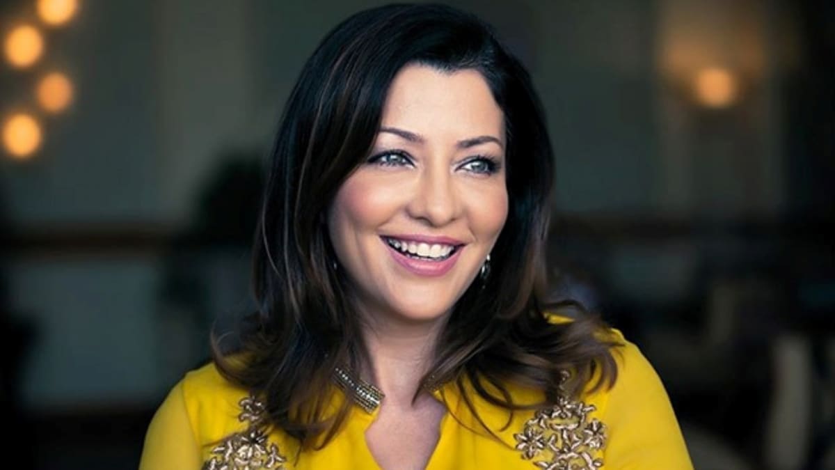 Aditi Govitrikar, doctor and former Mrs World, smiling in professional attire