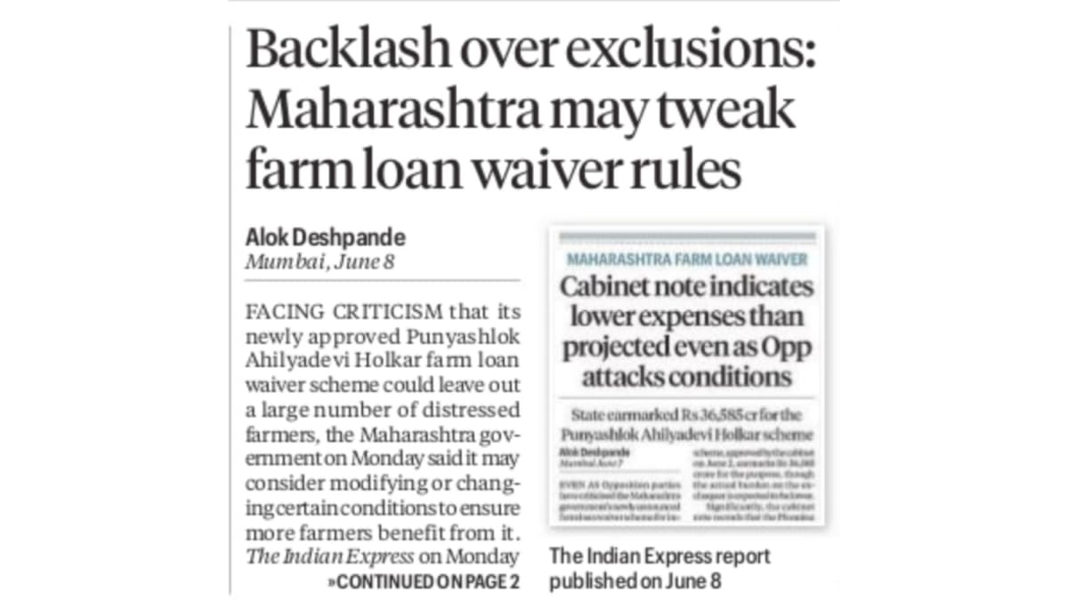Indian farmer working in agricultural field in Maharashtra state with crops growing