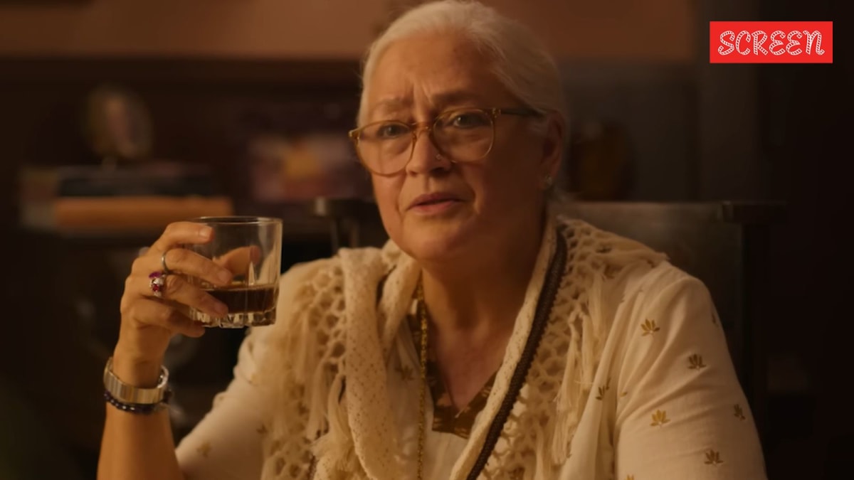 Veteran Bollywood actor Nafisa Ali smiling at camera in promotional still from Max Min and Meowzaki