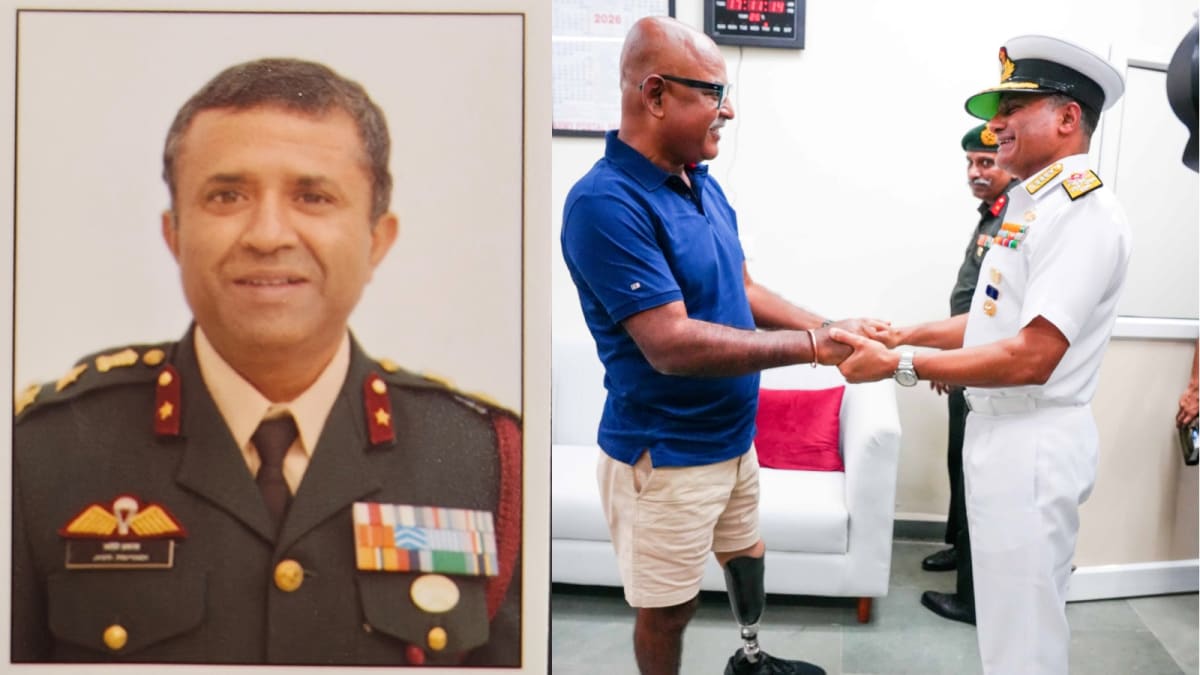 Brigadier Jyoti Prakash in military uniform, former Kargil War medical officer and current psychiatry professor