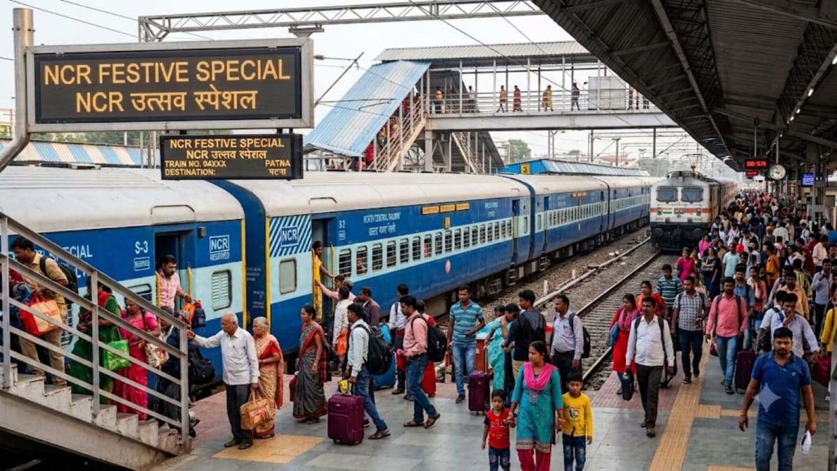 India Adds 1,000+ Festival Trains for Family Reunions