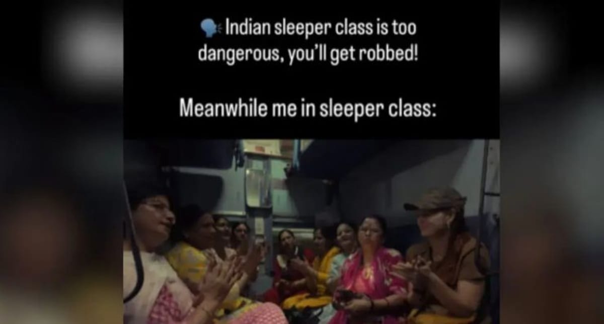 Austrian Traveler Takes 17 Train Rides Across India Safely