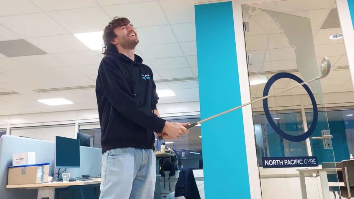 Boyan Slat, Dutch inventor of ocean cleanup technology using floating barriers to collect plastic waste