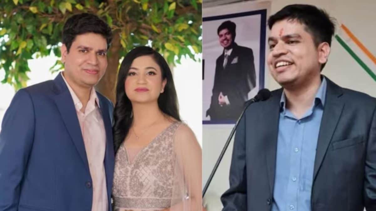 Young man in formal attire smiling, representing IAS officer Samyak Jain who succeeded despite vision loss