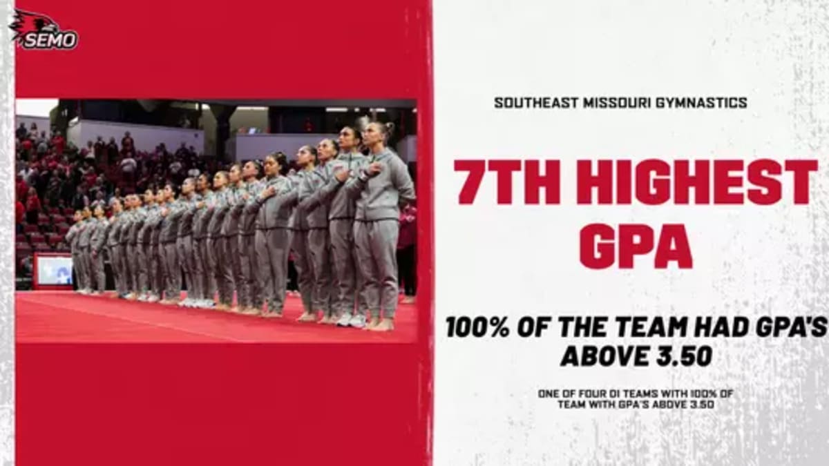 SEMO Gymnasts Achieve Perfect 3.5+ GPA Across Entire Team - Image 2