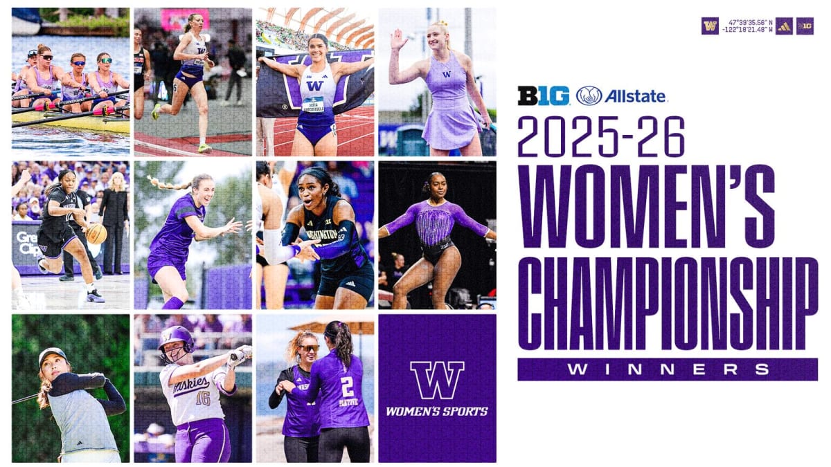 Washington Women's Teams Win Inaugural Big Ten Championship