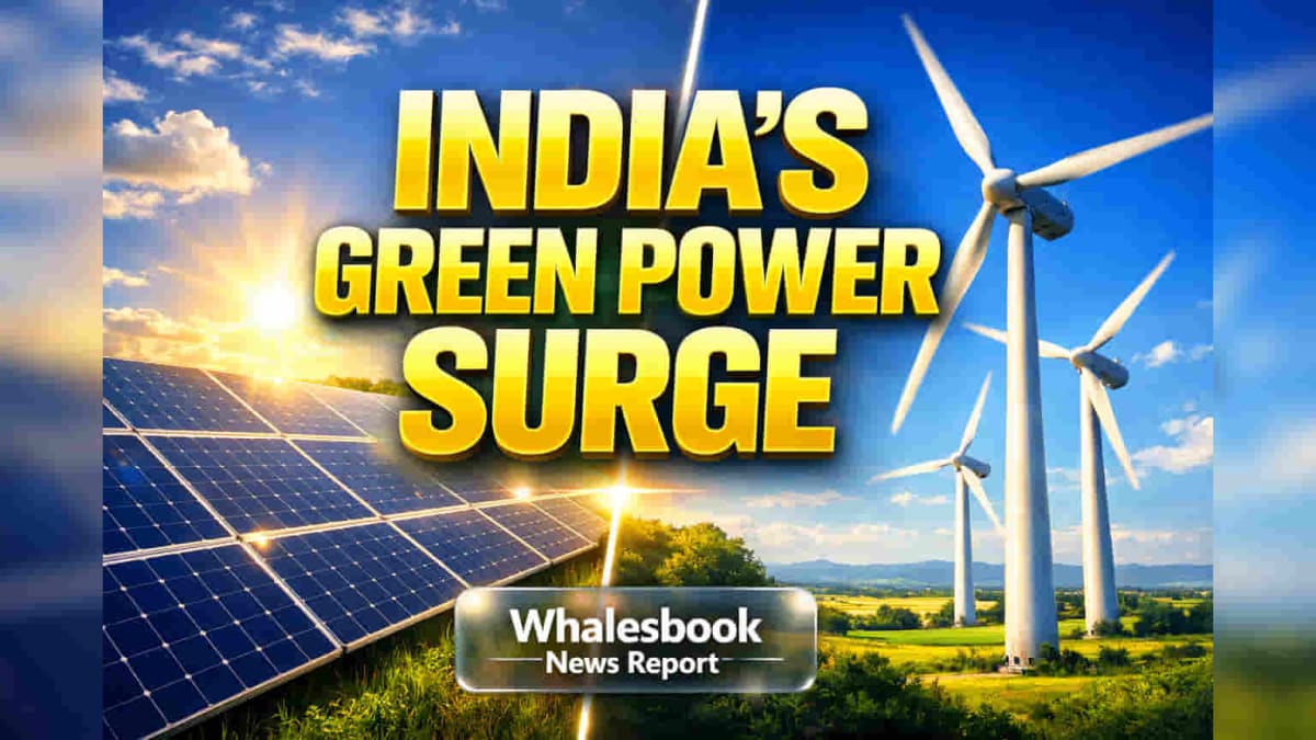 India Hits 150 GW Solar and Wind Energy Milestone