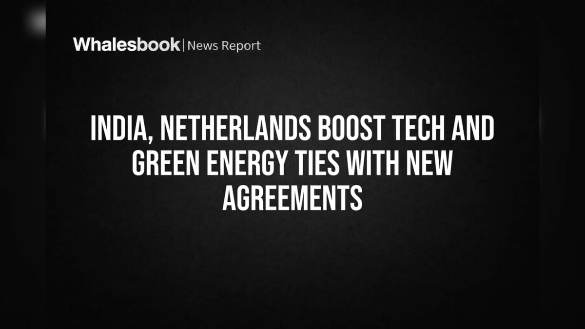 India and Netherlands Forge $27.8B Tech Partnership