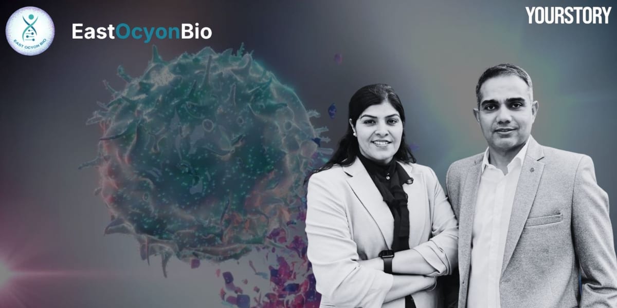 Scientists working in biotech laboratory developing cancer cell therapy treatments in India