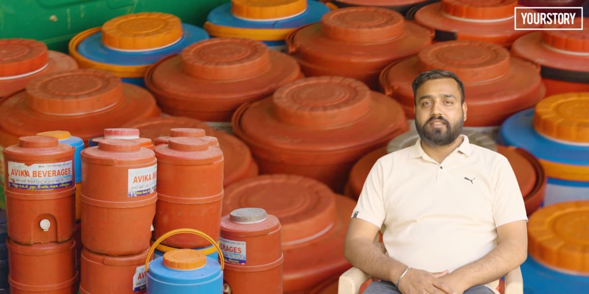 Automated water ATM dispensing machine providing affordable purified drinking water in Ghaziabad India community