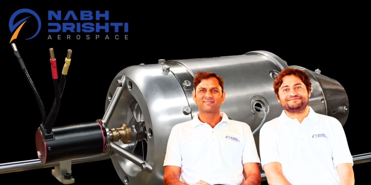 Small turbojet engine being tested in industrial facility with visible flame exhaust