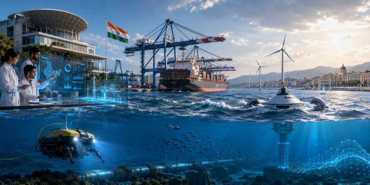 India Takes 120 Ocean Tech Startups to France Summit