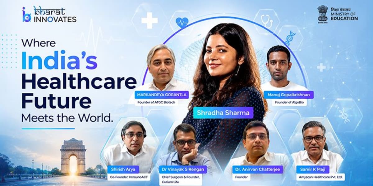 Indian biotech researchers working with advanced medical technology and genomic sequencing equipment