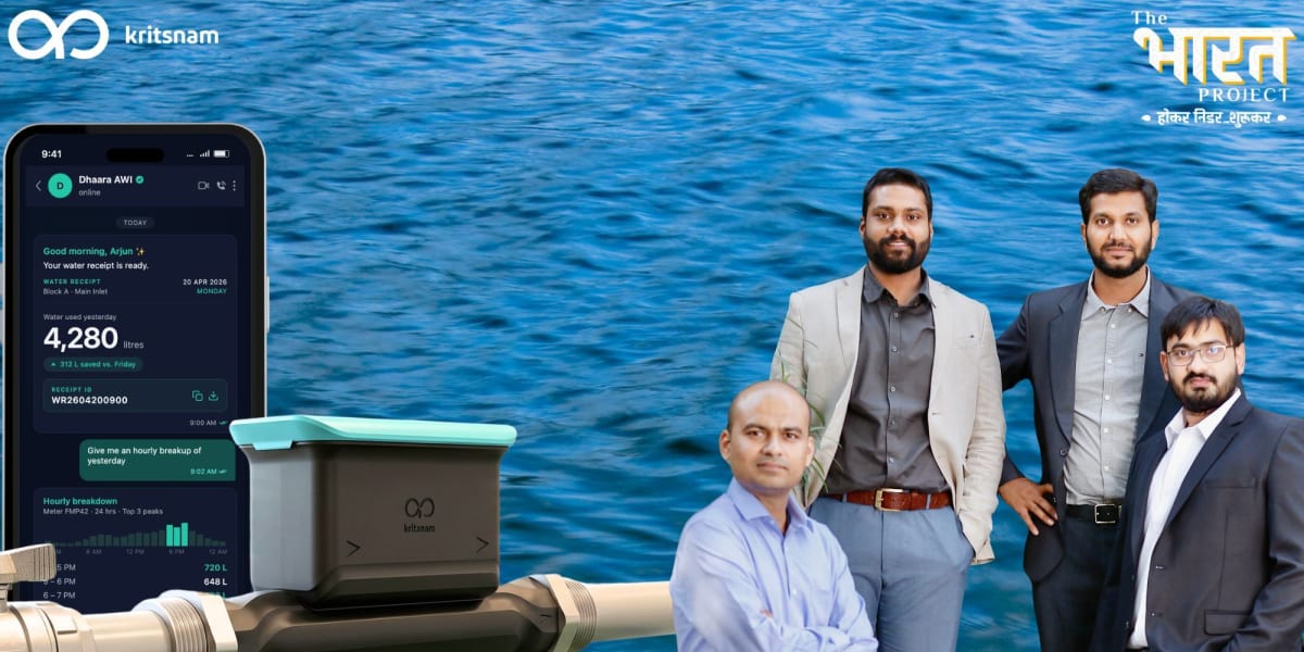 India Startup Tracks 2 Billion Liters of Water Daily