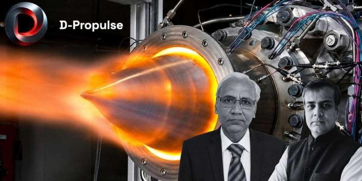 Rotating detonation engine prototype firing during ground test at government facility in India