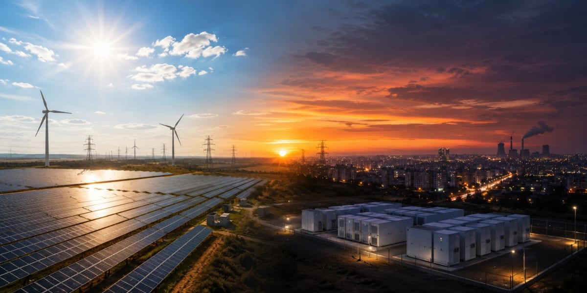 India Hits 50% Clean Energy—Now Racing to Store It