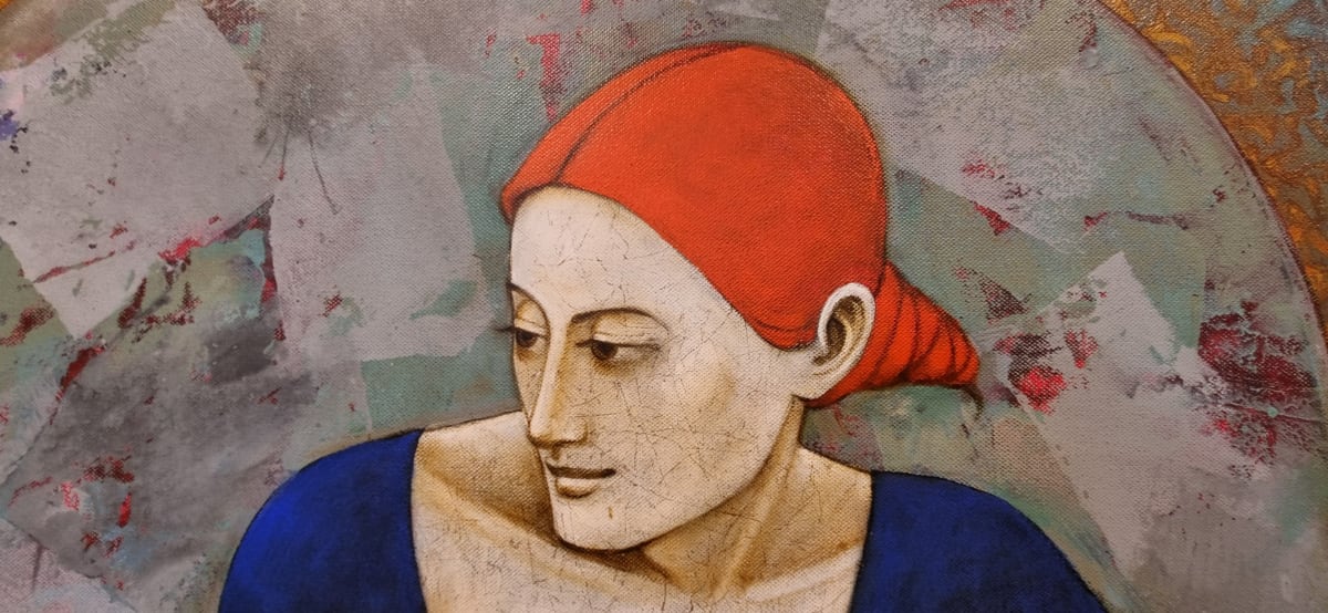 Diverse artworks displayed in Bengaluru gallery including sculptures and paintings by Indian artists