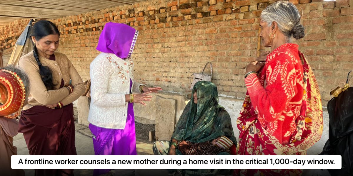 India Program Cuts Child Malnutrition in 800 Villages