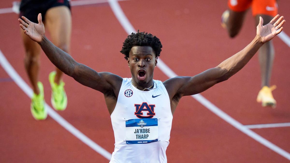College Hurdler Ja'Kobe Tharp Breaks 13-Year World Record