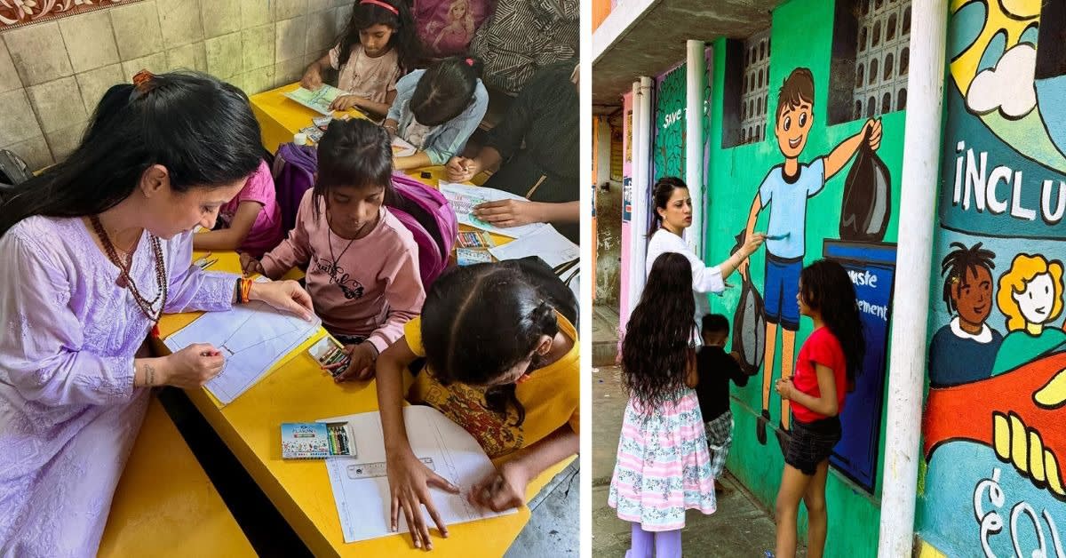 Indian Grandmothers in Pink Sarees Attend Their First School - Image 4