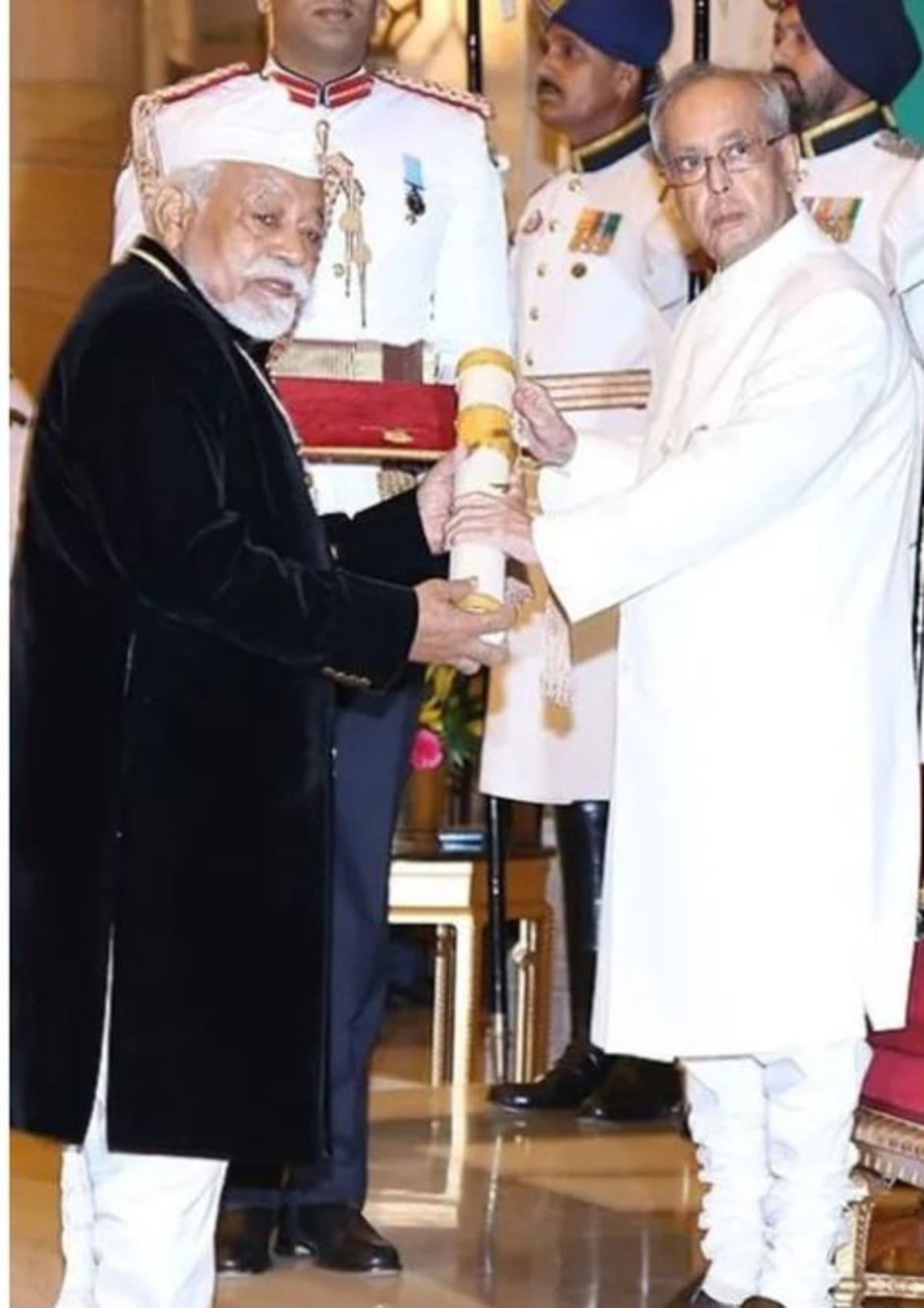 Chef Imtiaz Qureshi in traditional white chef's uniform at ITC Hotels kitchen