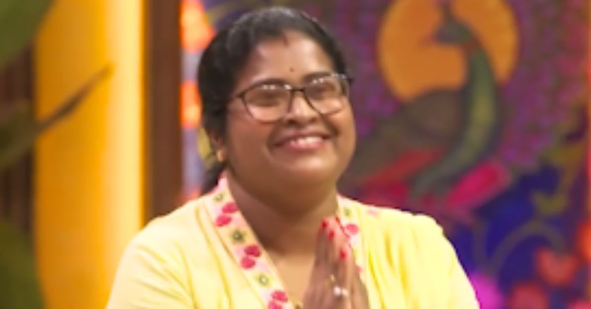 Archana cooking in kitchen, former domestic worker turned MasterChef India contestant