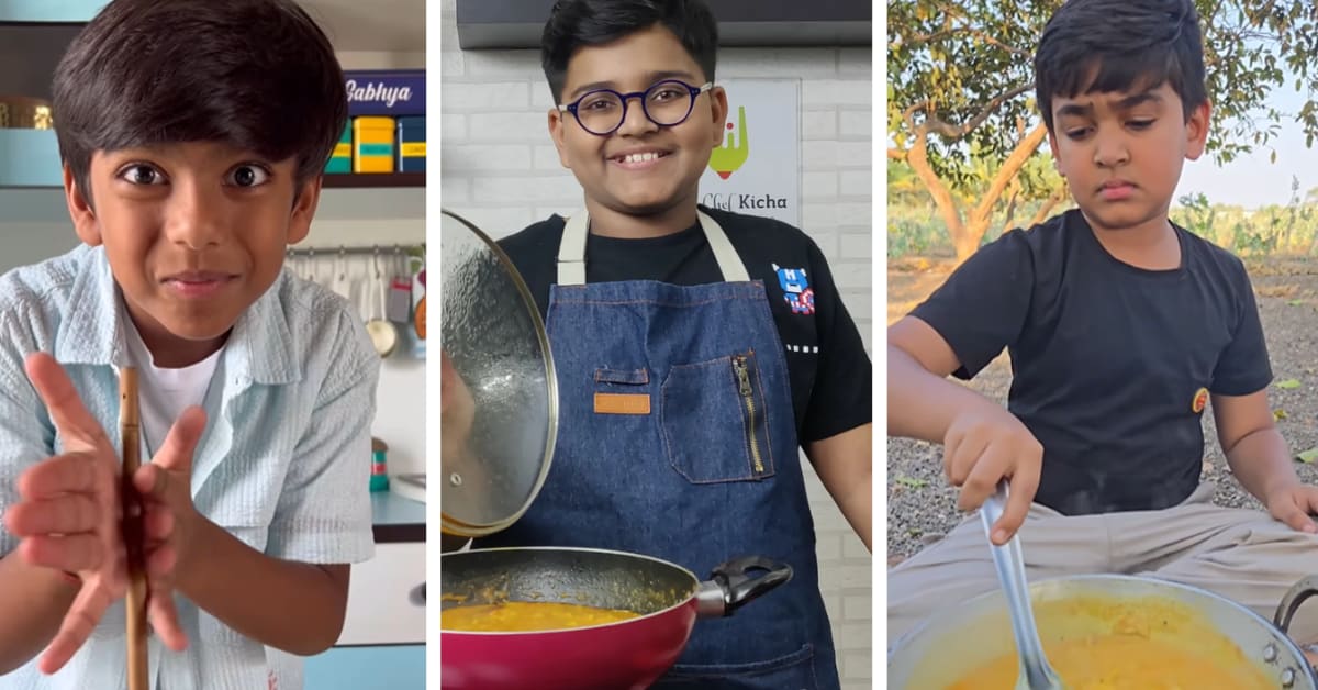Indian Kids Build 3M+ Followers Cooking on Instagram