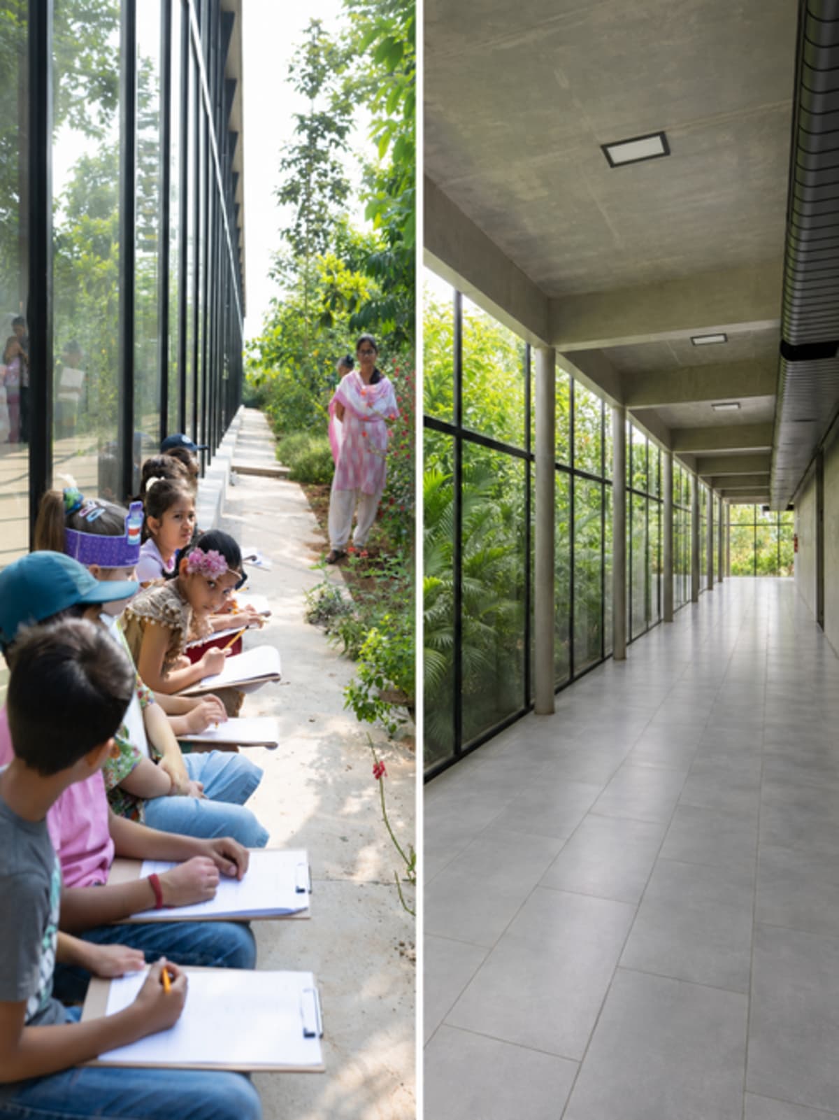 Hyderabad School Grows Forest Inside Its Classrooms